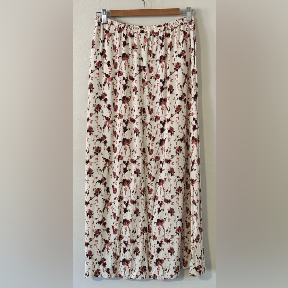 Melrose and Market Women’s Small Rayon Floral Print Maxi Skirt - Picture 3 of 7